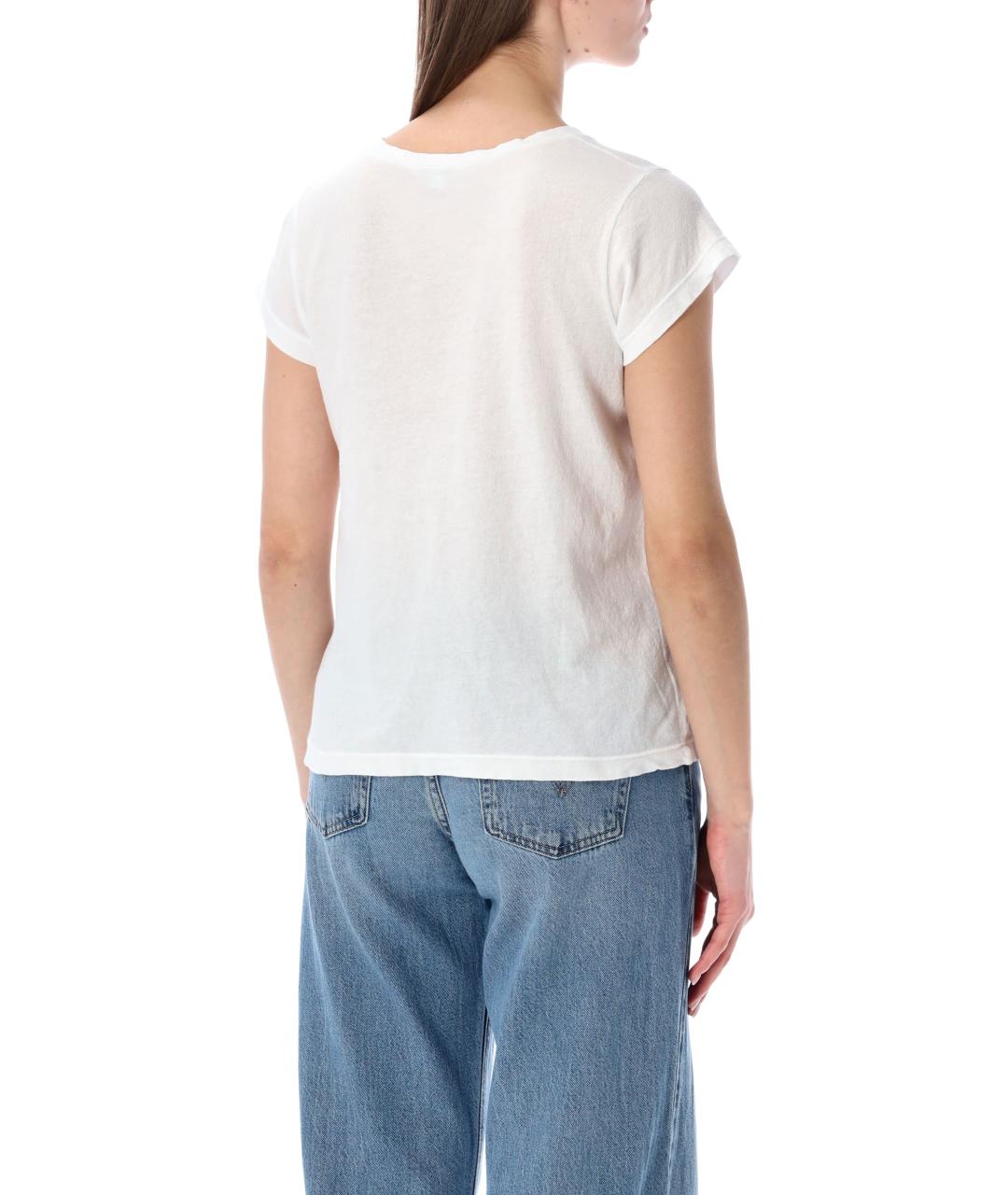 JAMES PERSE Белая хлопковая футболка, фото 2