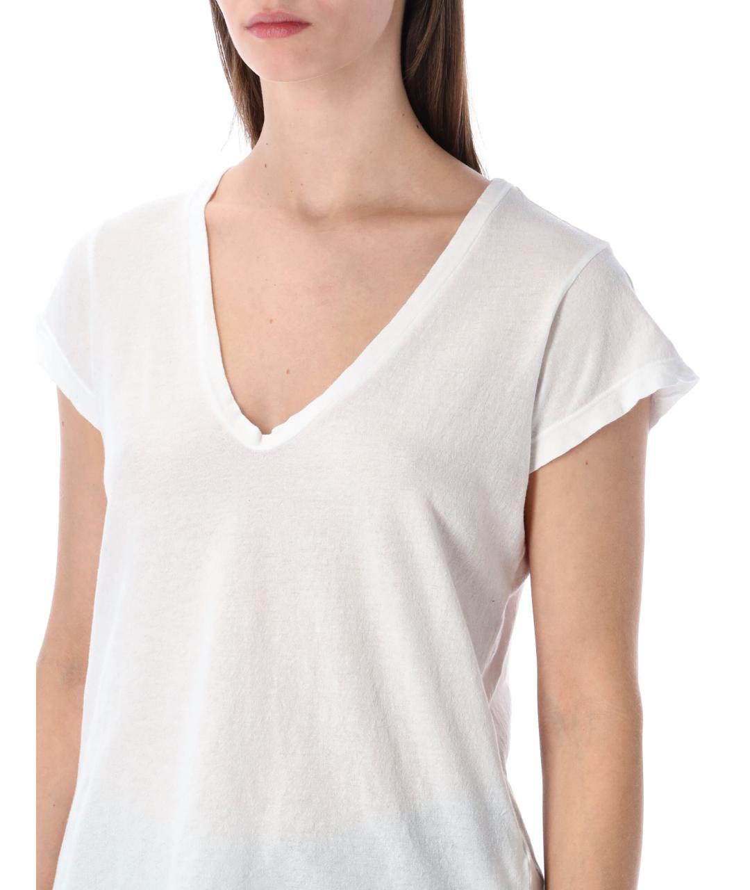 JAMES PERSE Белая хлопковая футболка, фото 3