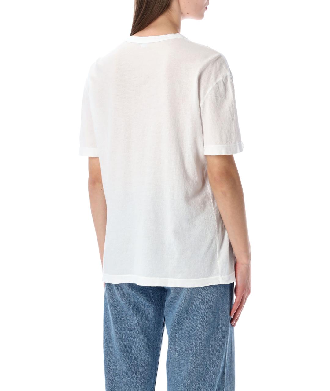 JAMES PERSE Белая хлопковая футболка, фото 2