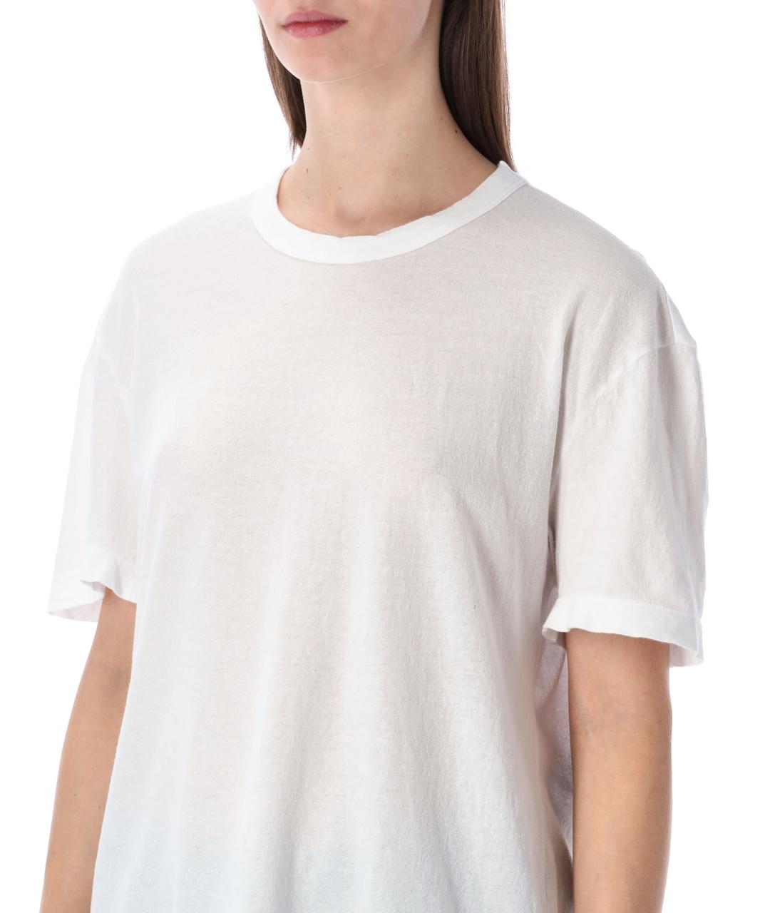 JAMES PERSE Белая хлопковая футболка, фото 3