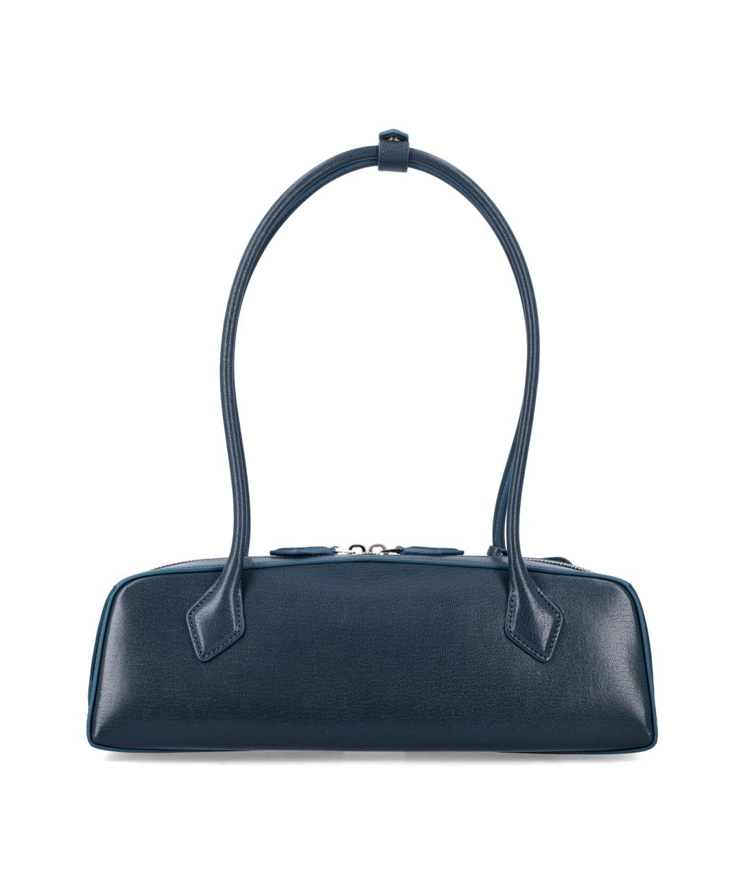 ALAIA Темно-синяя кожаная сумка через плечо, фото 3