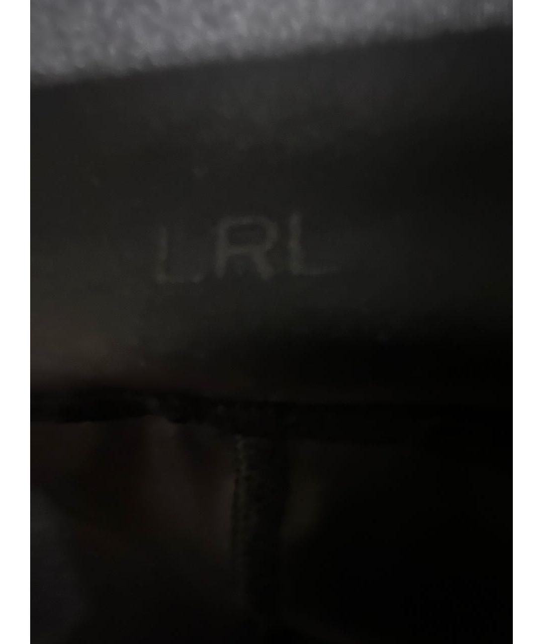 POLO RALPH LAUREN Черные полиэстеровые леггинсы и велосипедки, фото 4