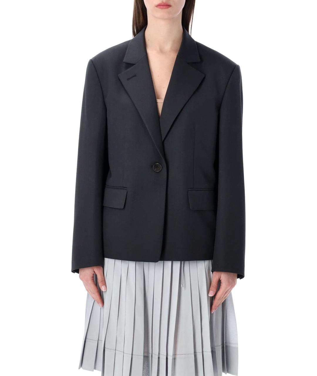LOW CLASSIC Серый шерстяной жакет/пиджак, фото 1