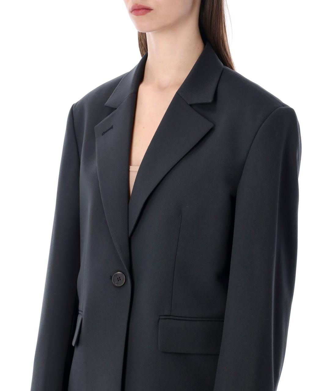 LOW CLASSIC Серый шерстяной жакет/пиджак, фото 3