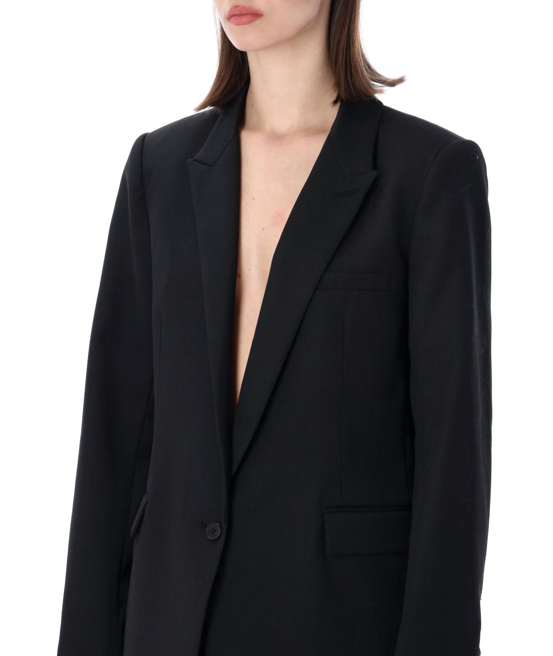 THE FRANKIE SHOP Черный полиэстеровый жакет/пиджак, фото 3