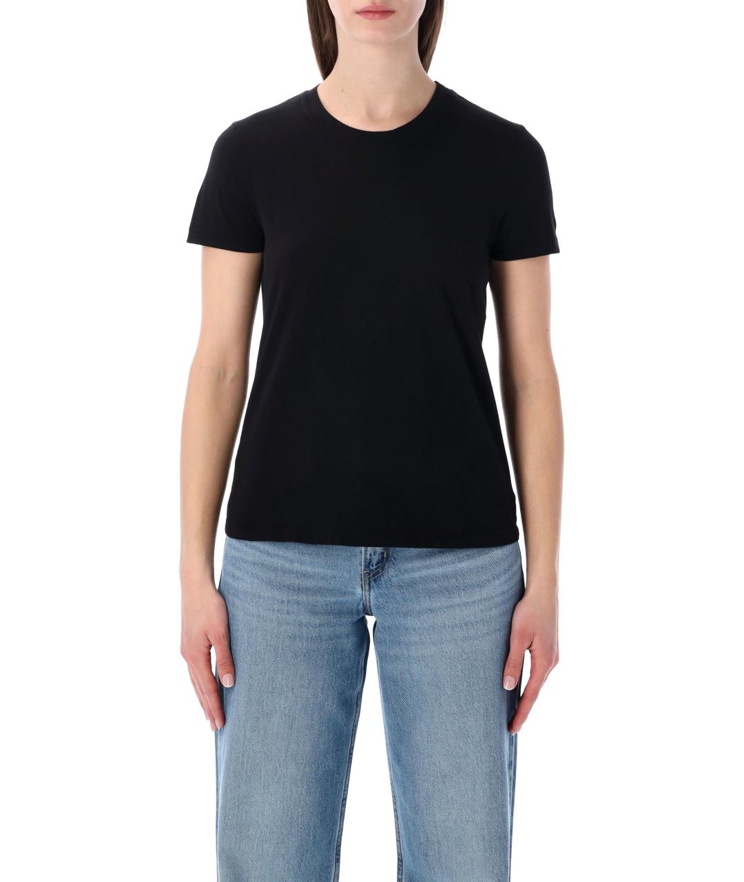 JAMES PERSE Черная хлопковая футболка, фото 1