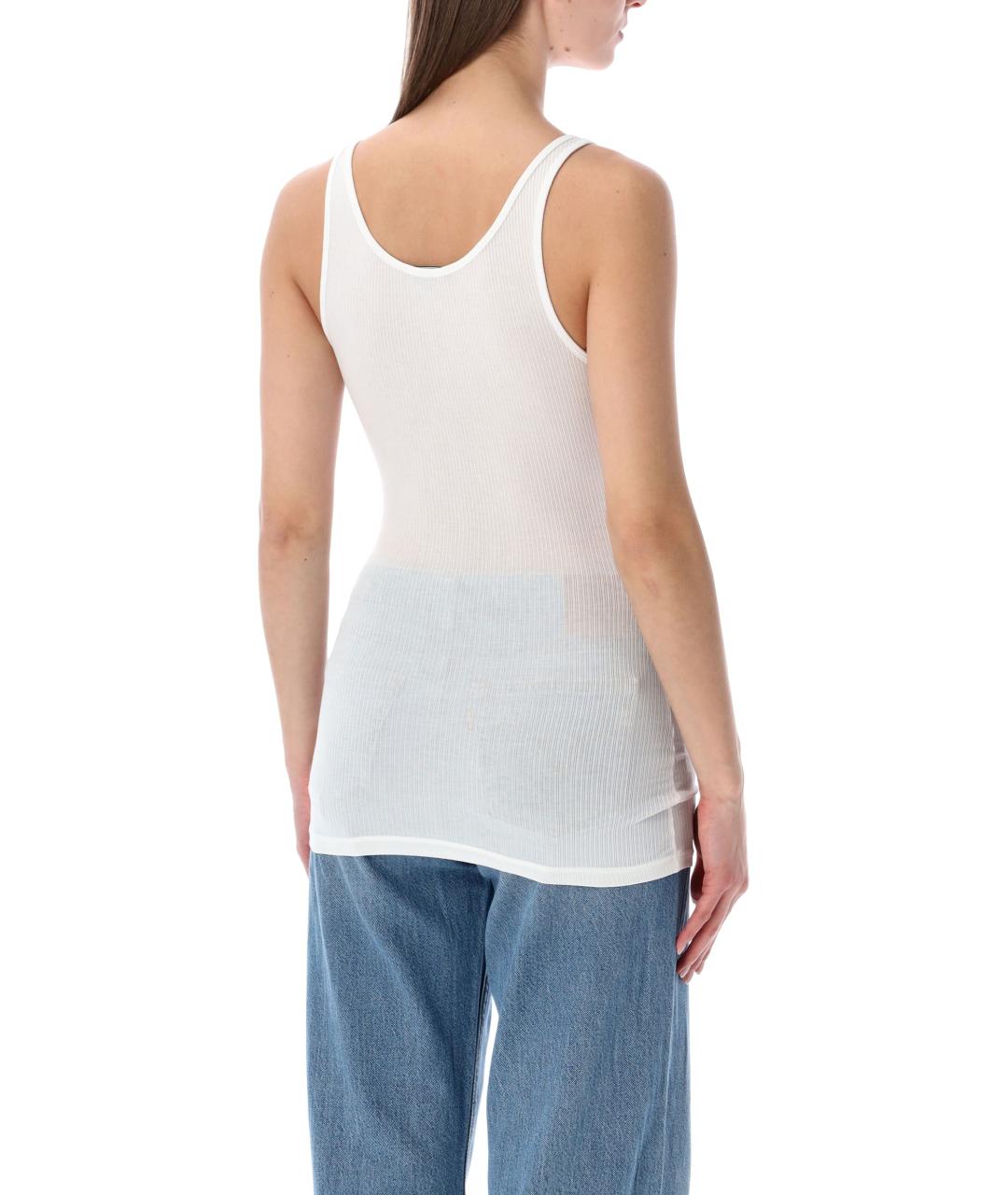 JAMES PERSE Белая хлопковая майка, фото 2