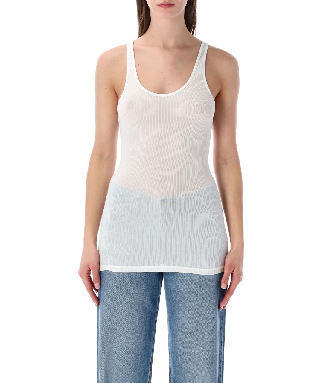 JAMES PERSE Белая хлопковая майка, фото 1