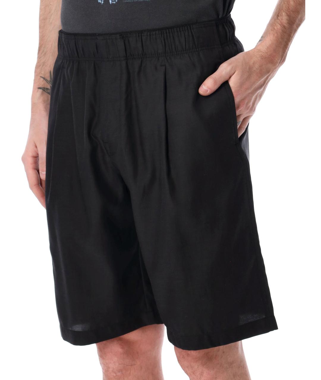 OUR LEGACY Черные вискозные шорты, фото 3