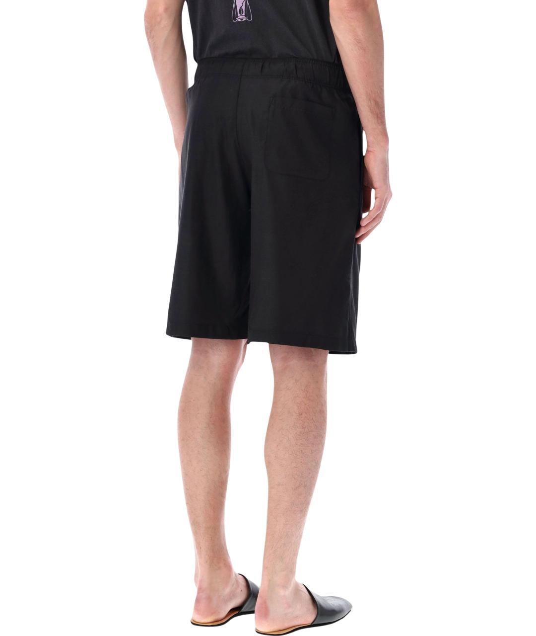 OUR LEGACY Черные вискозные шорты, фото 2