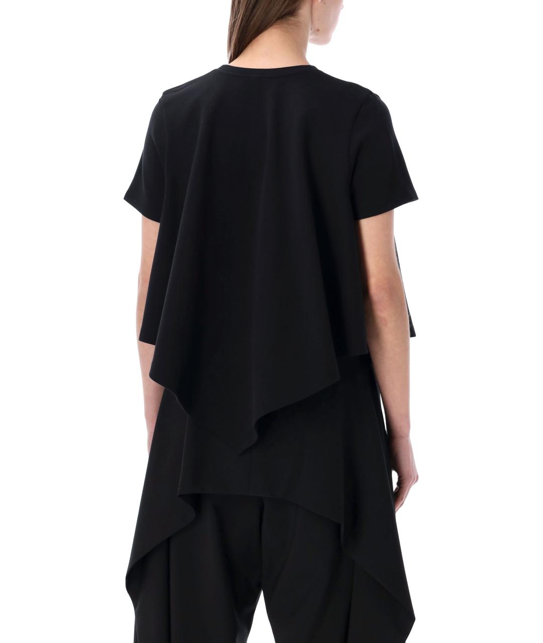 LOEWE Черная хлопковая футболка, фото 2