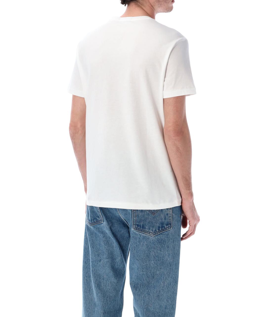 POLO RALPH LAUREN Белая хлопковая футболка, фото 2