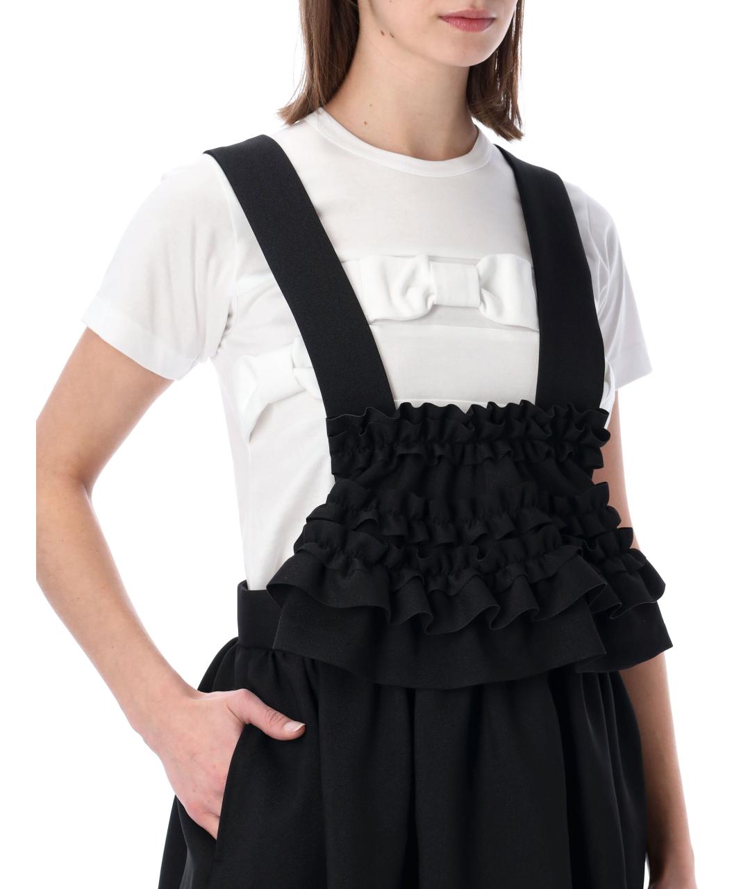 COMME DES GARÇONS Черное полиэстеровое платье, фото 3