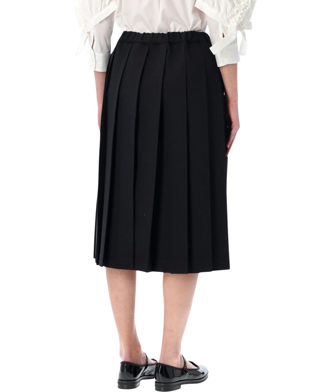 COMME DES GARÇONS Черная юбка миди, фото 2