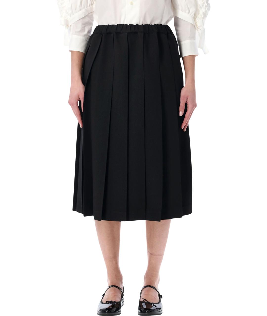 COMME DES GARÇONS Черная юбка миди, фото 1