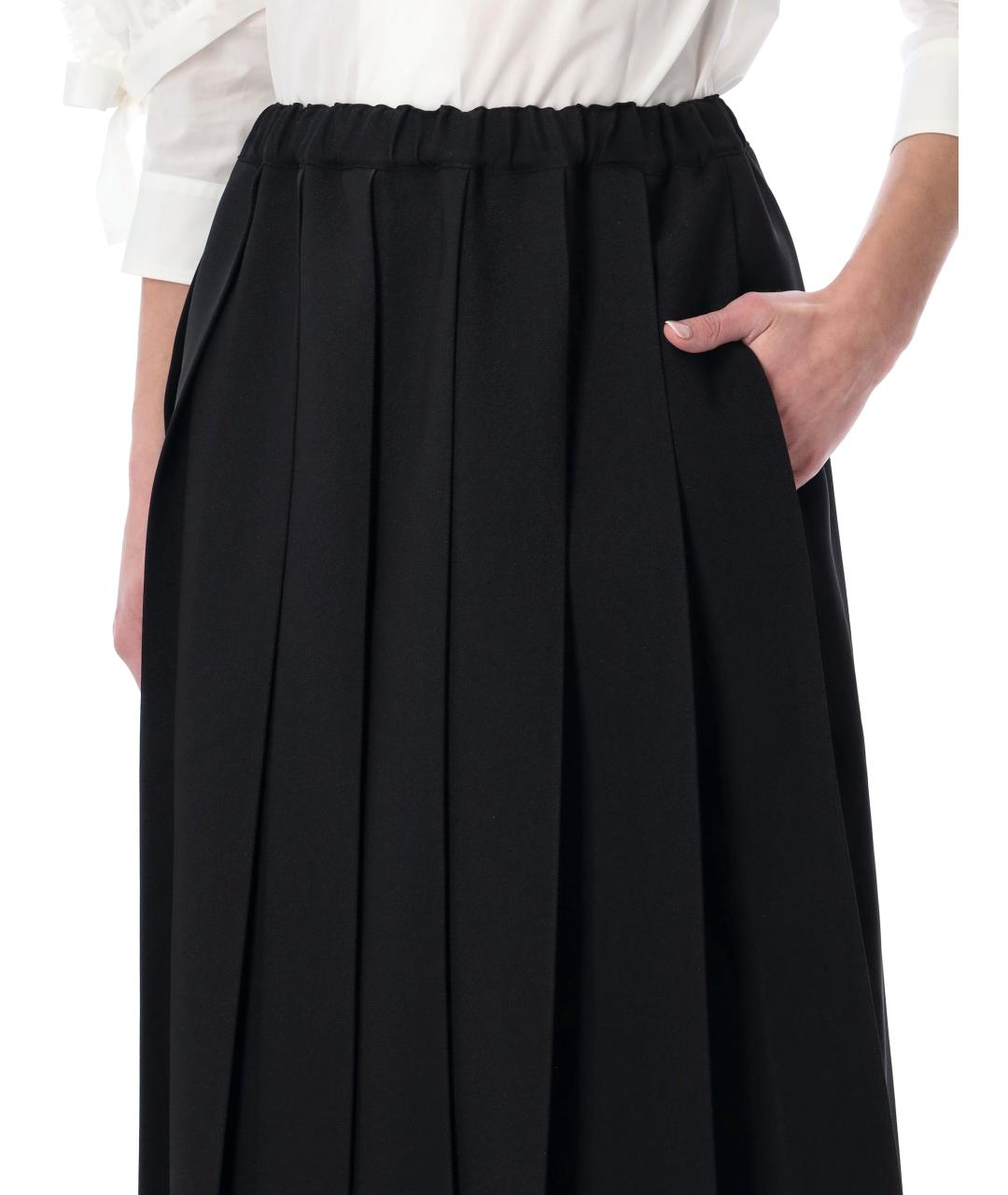 COMME DES GARÇONS Черная юбка миди, фото 3