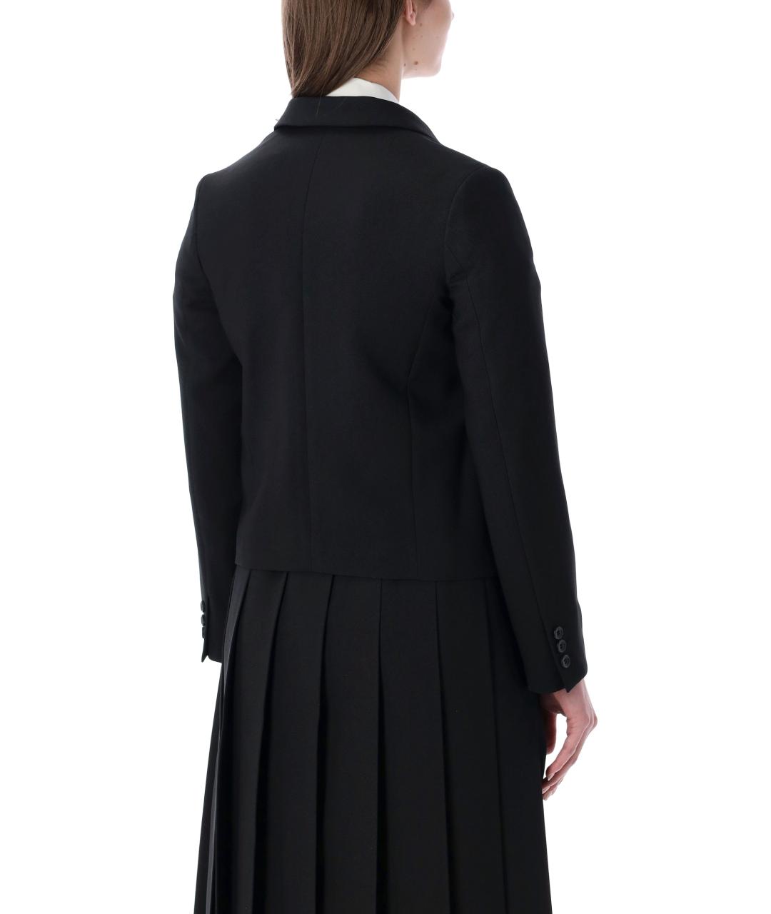 COMME DES GARÇONS Черный полиэстеровый жакет/пиджак, фото 2