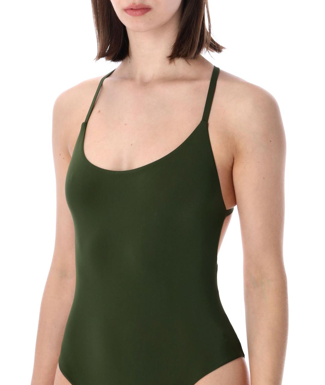 LIDO Зеленый полиамидовый купальник, фото 3