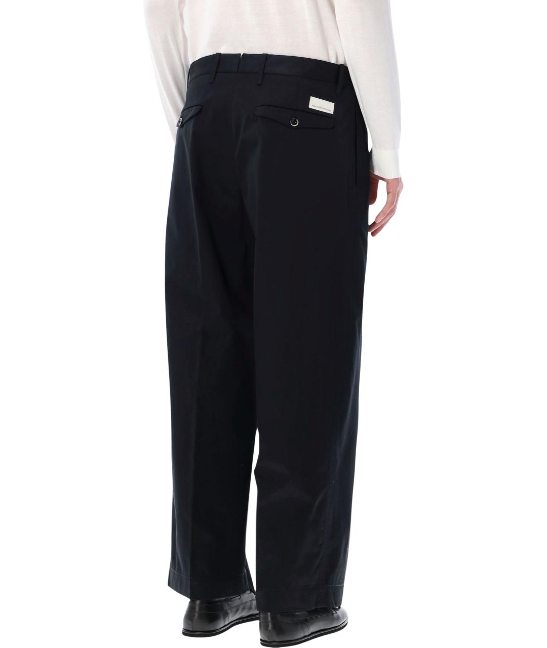 NINE IN THE MORNING Черные хлопковые повседневные брюки, фото 2