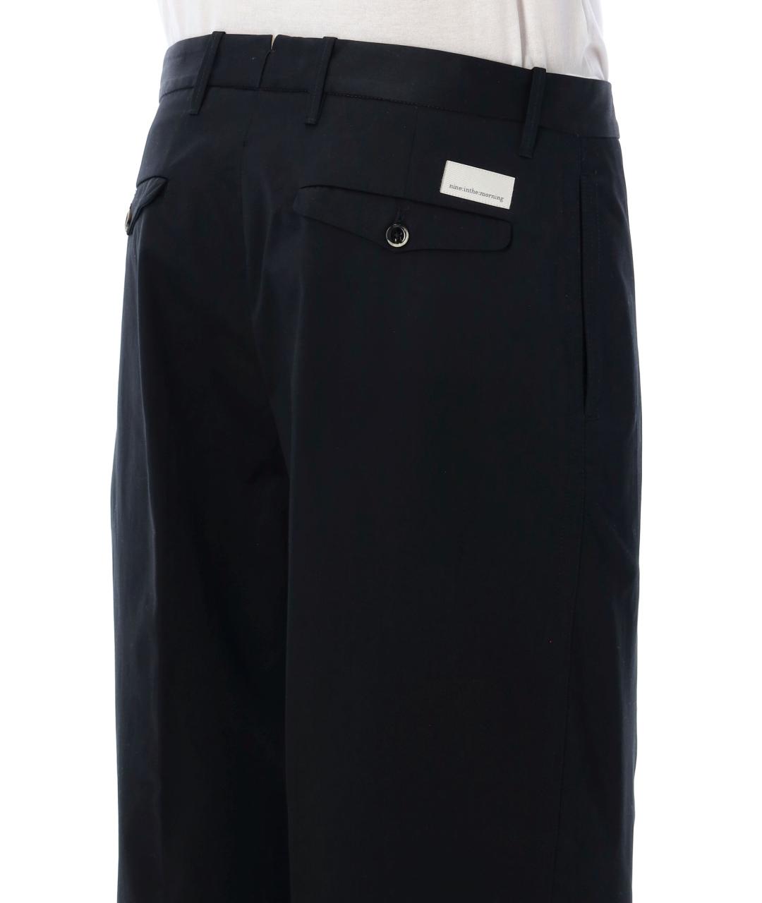 NINE IN THE MORNING Черные хлопковые повседневные брюки, фото 3