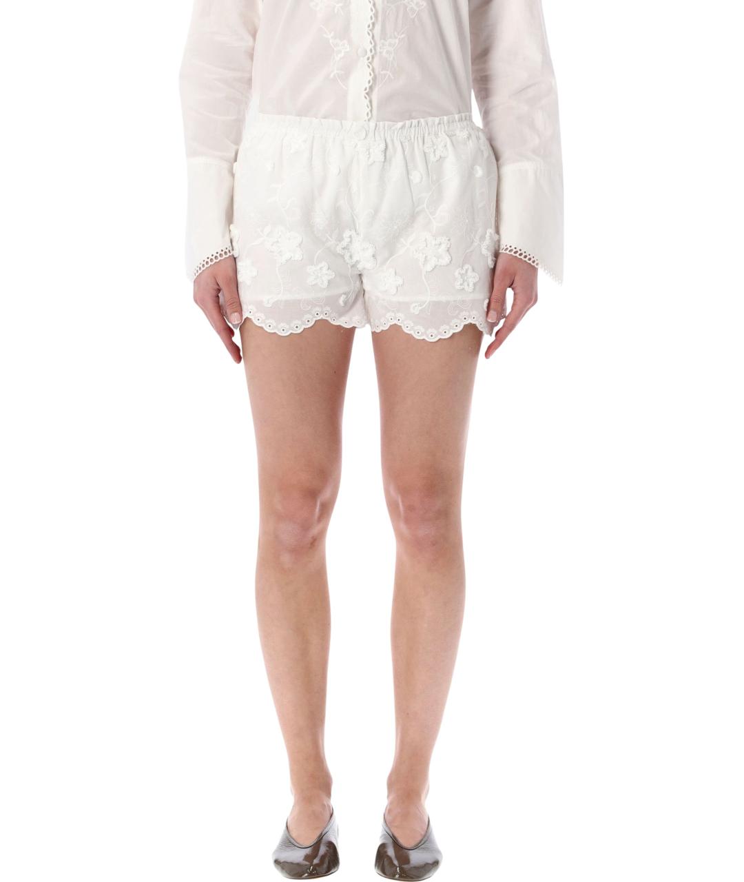 THE GARMENT Белые хлопковые шорты, фото 1