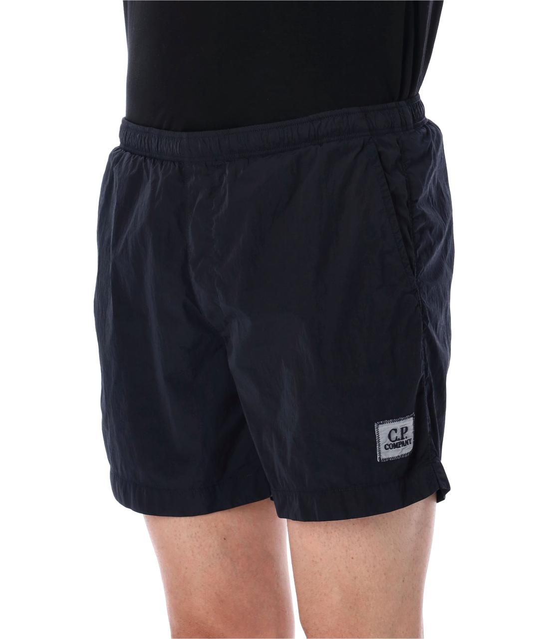 CP COMPANY Темно-синие полиамидовые шорты, фото 3