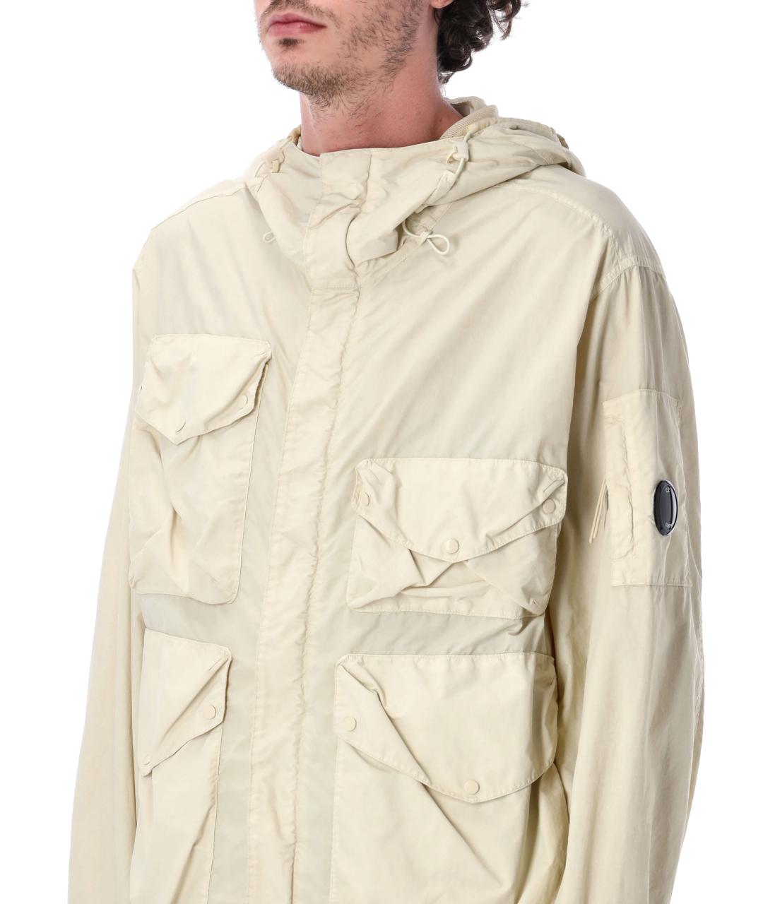CP COMPANY Бежевая полиамидовая куртка, фото 3