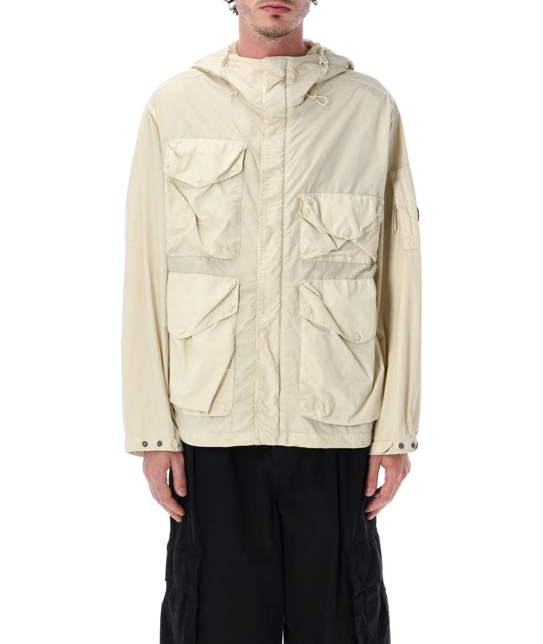 CP COMPANY Бежевая полиамидовая куртка, фото 1