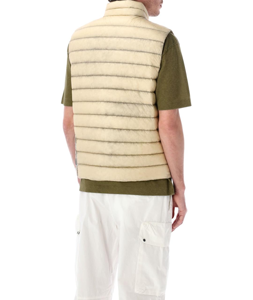 CP COMPANY Бежевый полиамидовый жилет, фото 2