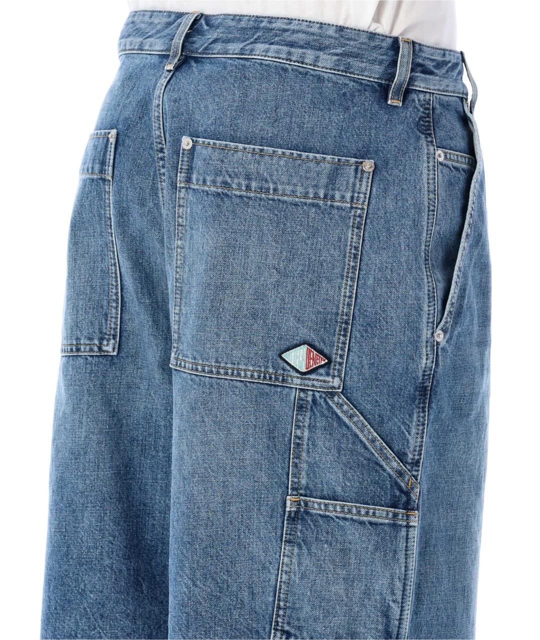 BOTTEGA VENETA Синие хлопковые шорты, фото 6