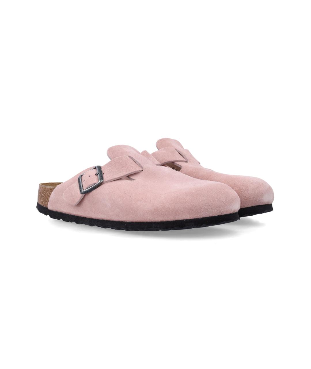 BIRKENSTOCK Розовые замшевые низкие ботинки, фото 2
