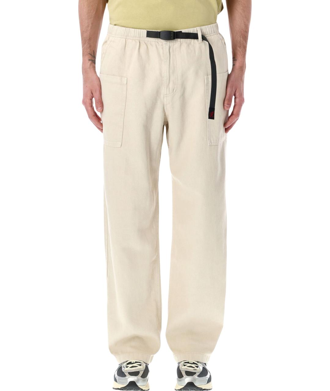 GRAMICCI Бежевые льняные повседневные брюки, фото 1