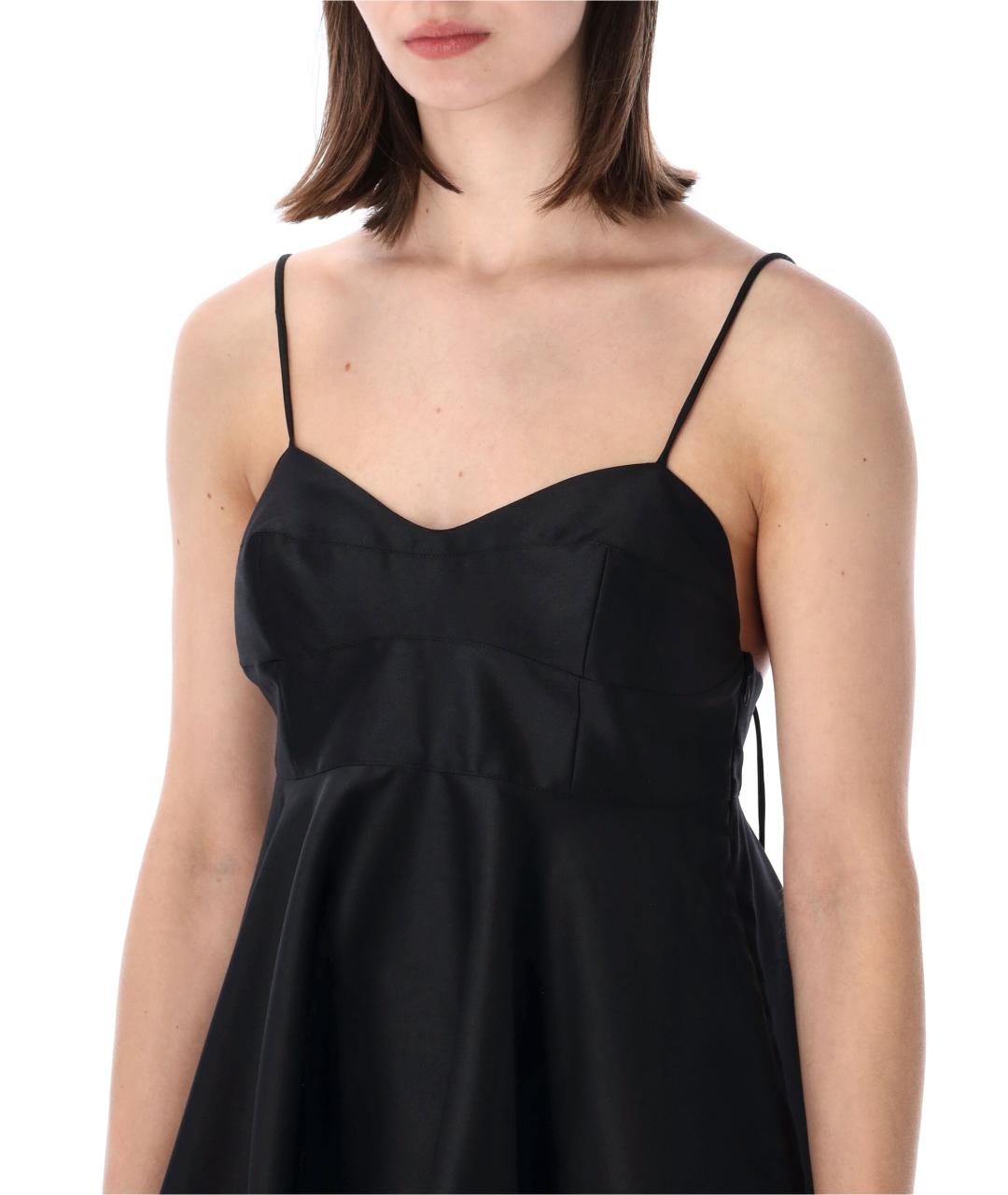 ROHE Черная шерстяная майка, фото 3