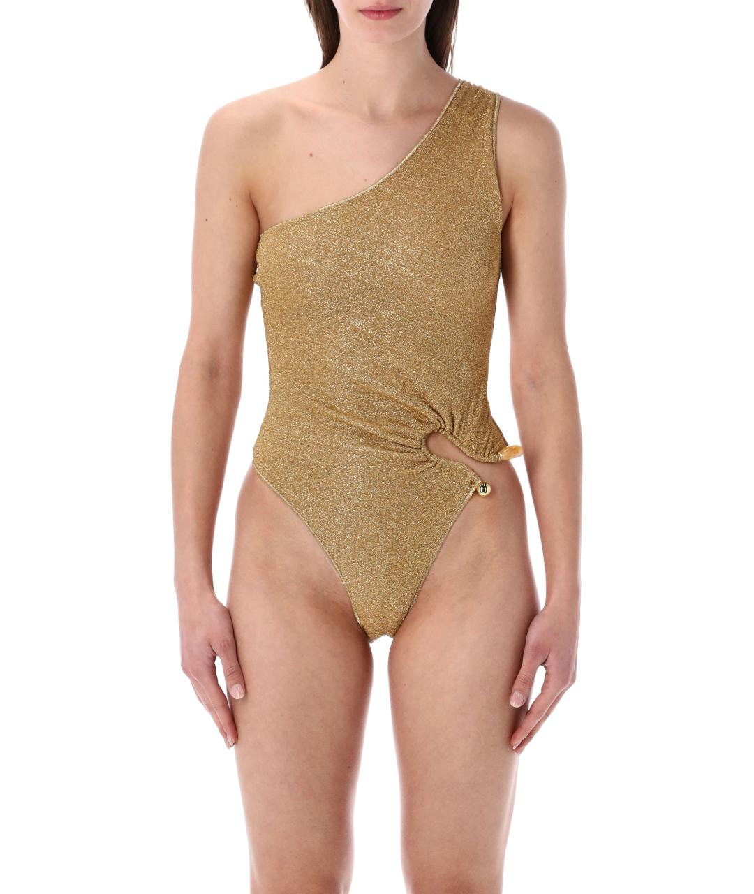 OSEREE Золотой полиамидовый купальник, фото 1