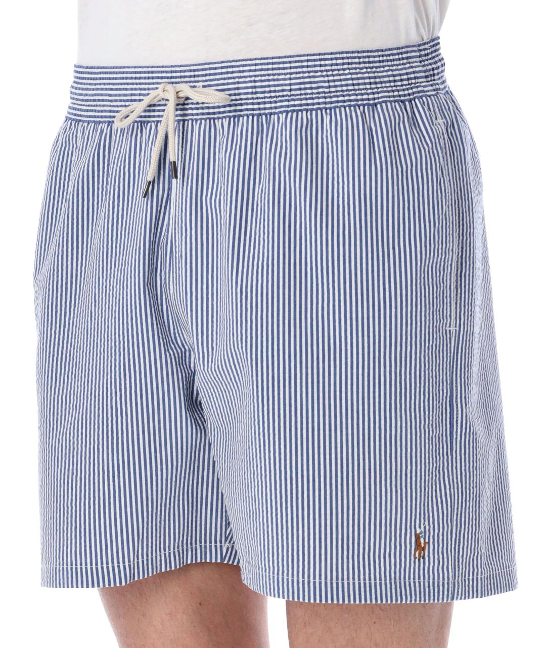 POLO RALPH LAUREN Синие хлопковые шорты, фото 3