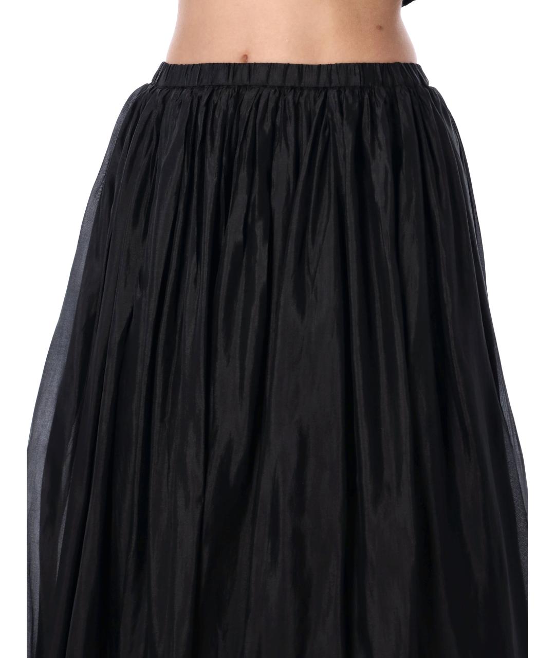 THE GARMENT Черная вискозная юбка миди, фото 3