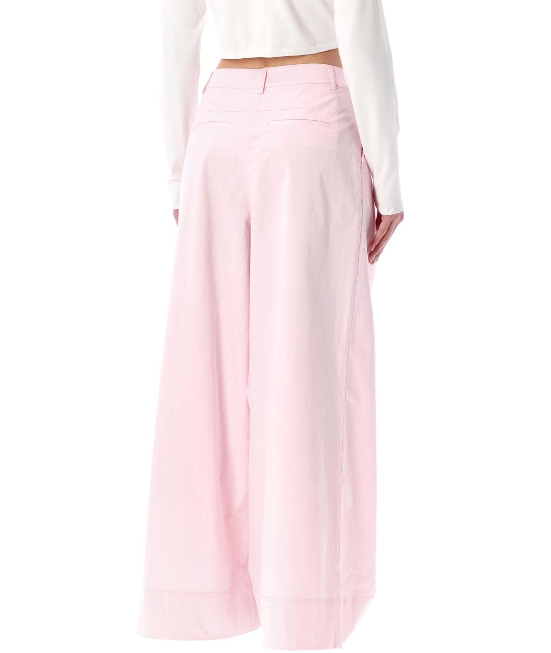 THE GARMENT Розовые хлопковые брюки широкие, фото 2