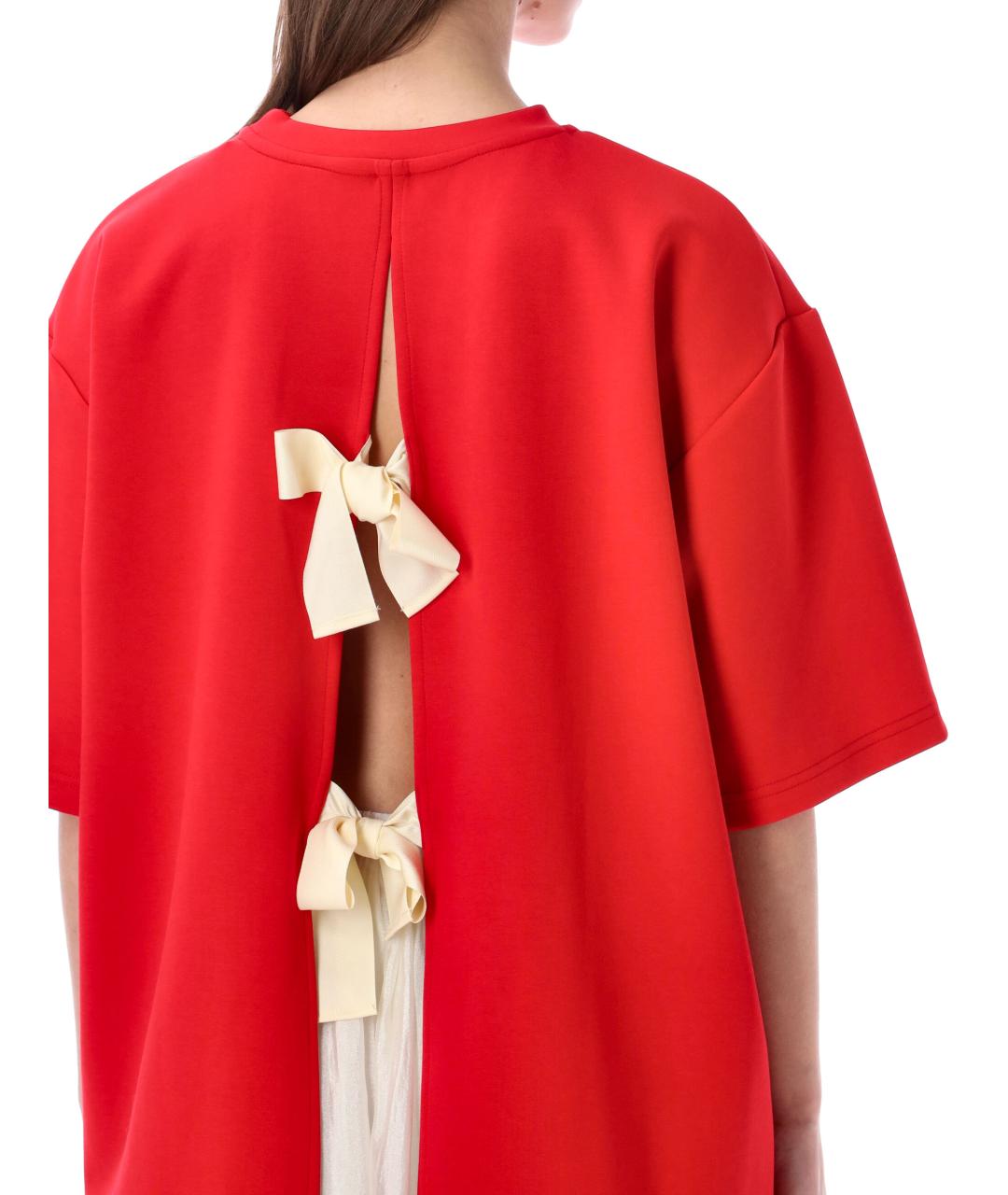 THE GARMENT Красная хлопковая футболка, фото 3