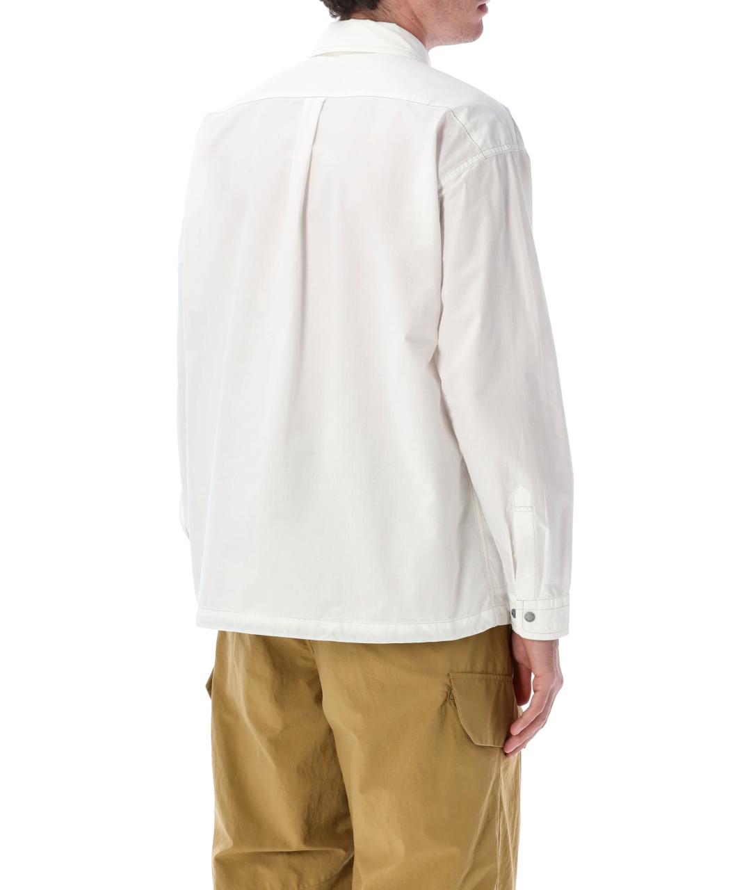 AND WANDER Белая хлопковая куртка, фото 2