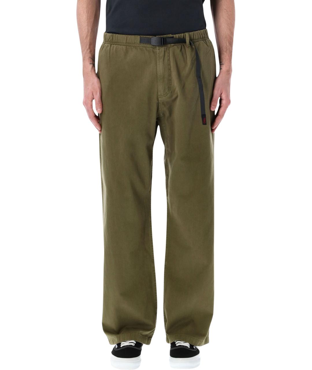 GRAMICCI Зеленые хлопковые повседневные брюки, фото 1