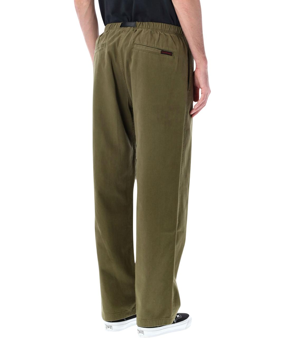 GRAMICCI Зеленые хлопковые повседневные брюки, фото 2