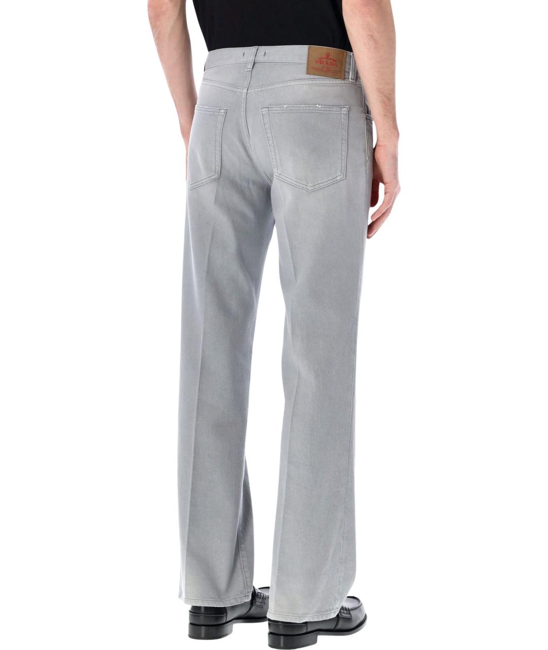 PRADA Серые прямые джинсы, фото 2