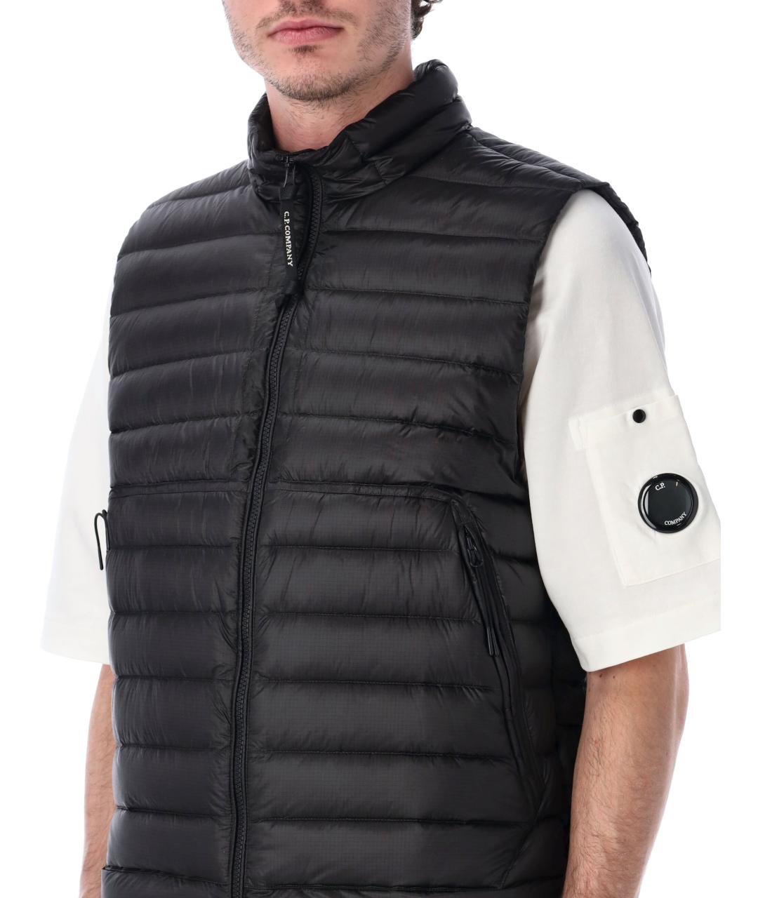 CP COMPANY Черный полиамидовый жилет, фото 3