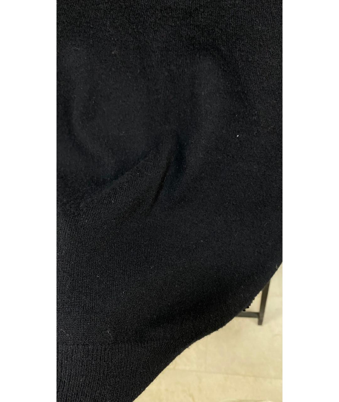 ELISABETTA FRANCHI Черная кашемировая водолазка, фото 5