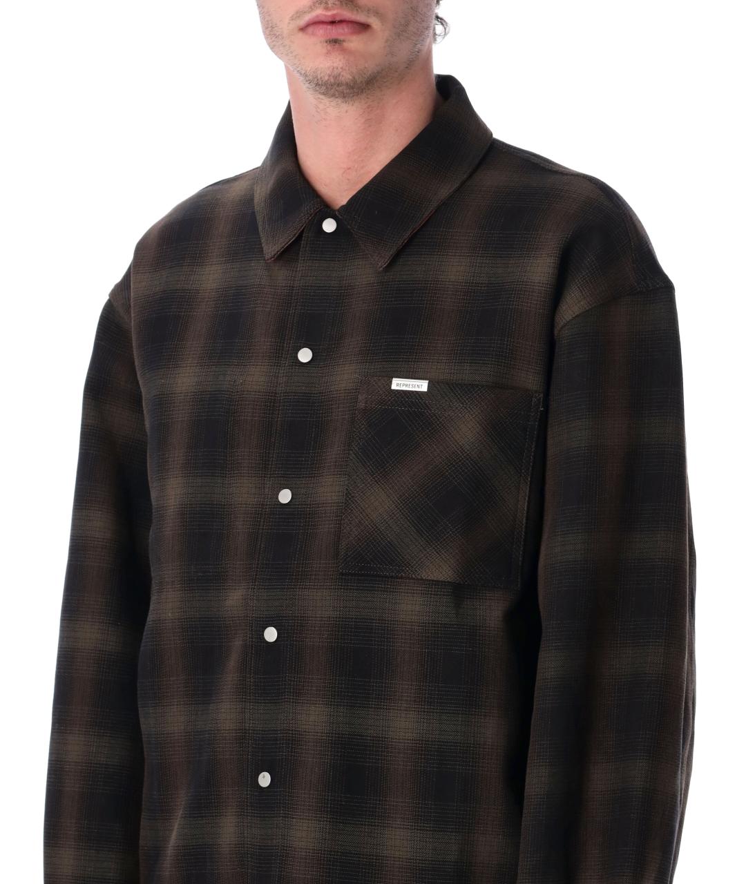 REPRESENT Мульти хлопковая классическая рубашка, фото 3