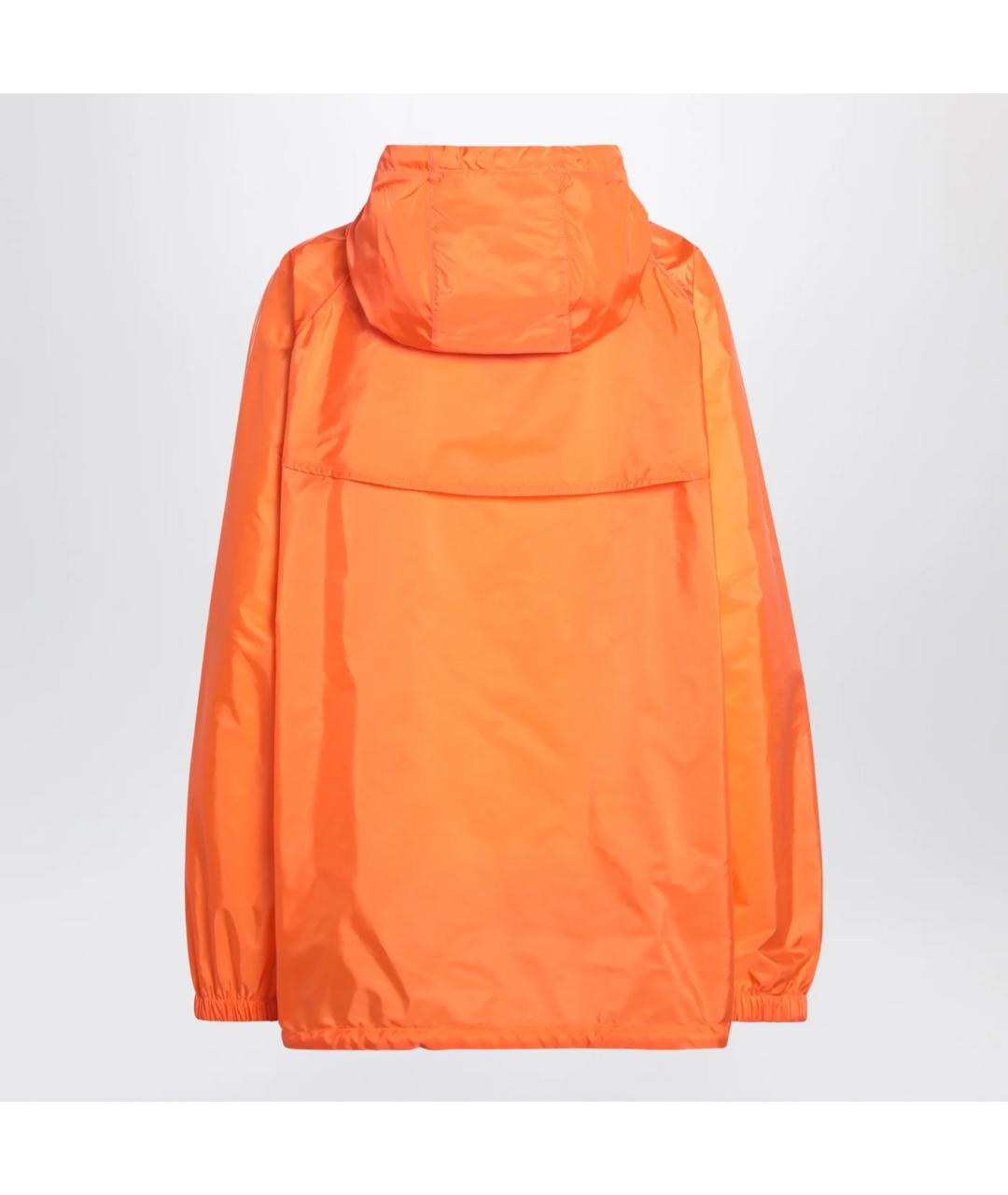 PRADA Оранжевая полиамидовая куртка, фото 2