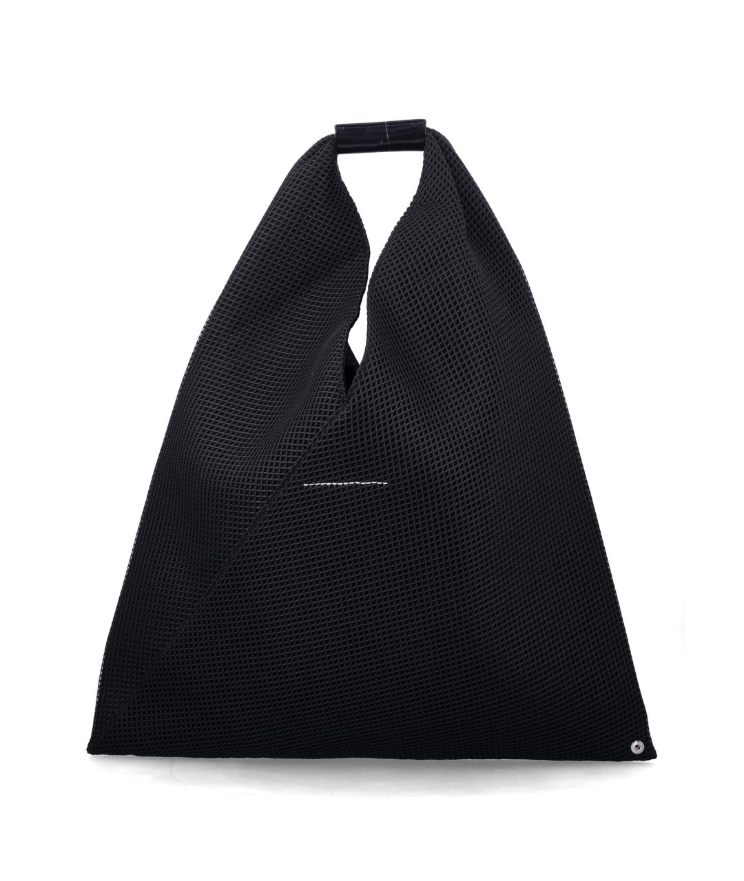 MM6 MAISON MARGIELA Черная синтетическая сумка тоут, фото 3