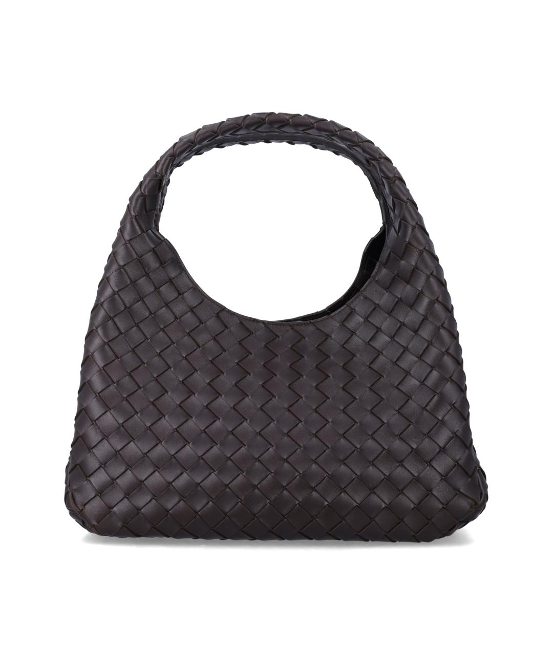 BOTTEGA VENETA Бордовая кожаная сумка тоут, фото 1