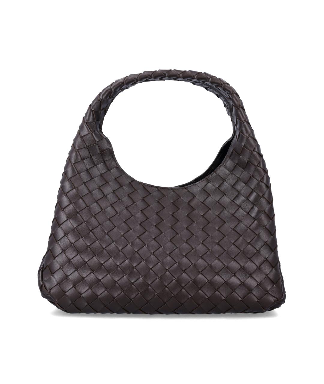 BOTTEGA VENETA Бордовая кожаная сумка тоут, фото 3