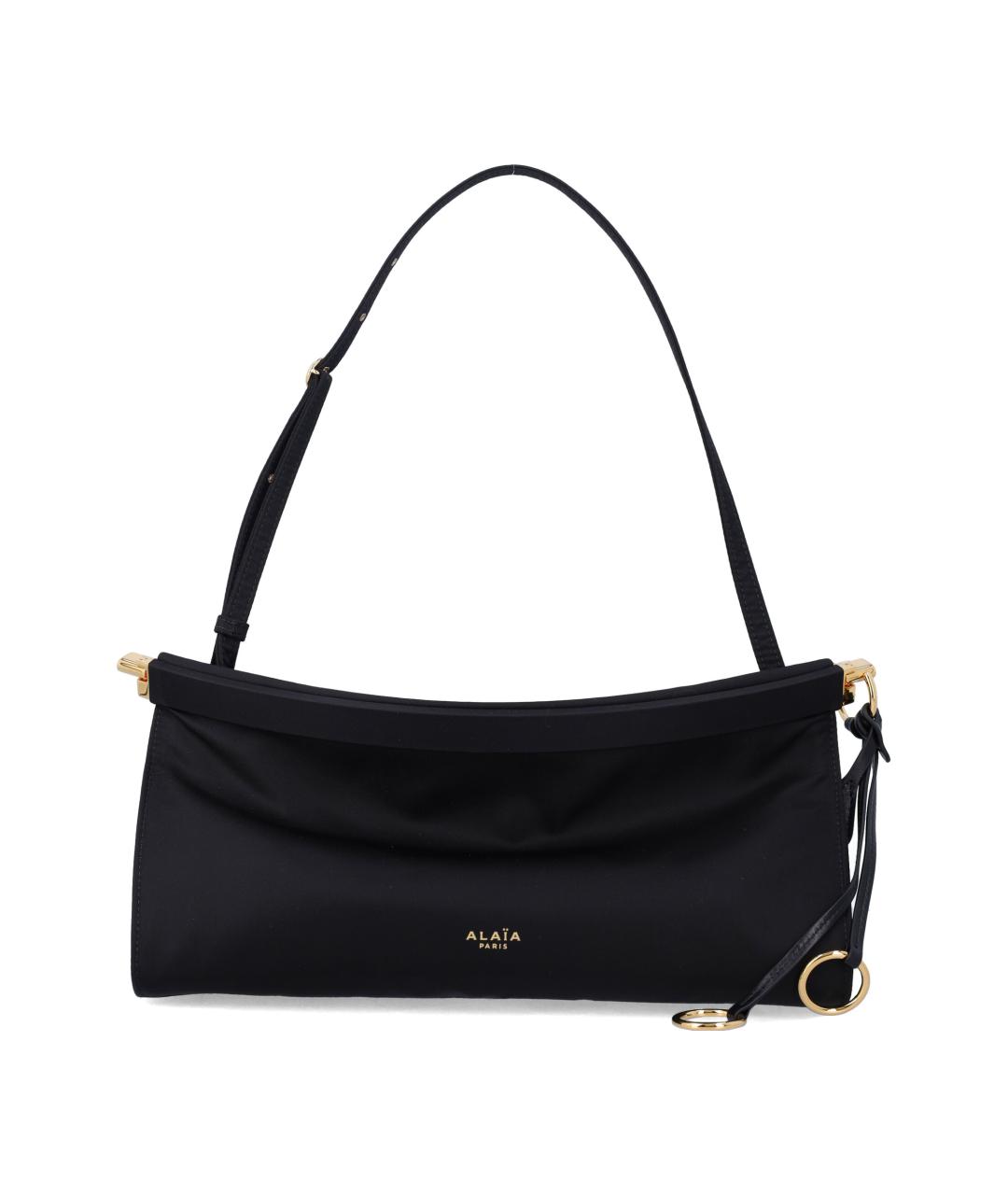 ALAIA Черная тканевая сумка через плечо, фото 1